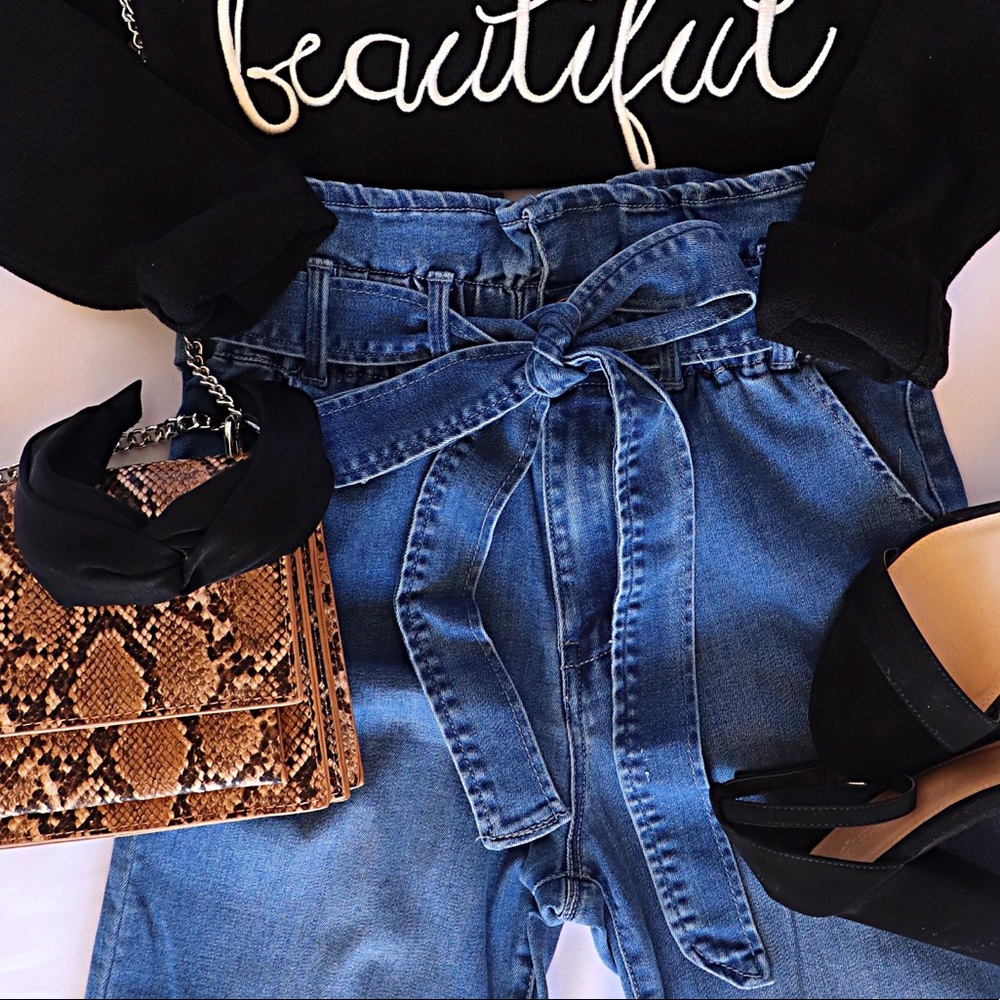 1 Left! ❤️HP❤️ Paper-bag Jeggings - Picture 6 of 8